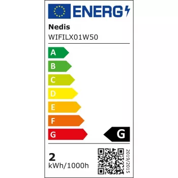 Kalėdinė šviesų girlianda Nedis WIFILX01W50 — 50 LED lemputės, 1.81 W, USB, IP65, 5 m laidas