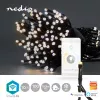 Šviesų dekoratyvinė girlianda Nedis WIFILX02W100 — 100 LED, 3,21 W, 10 m laidas, IP65, balta