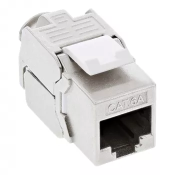 InLine RJ45 Keystone Snap-In modulis Cat.6a, plonas dizainas