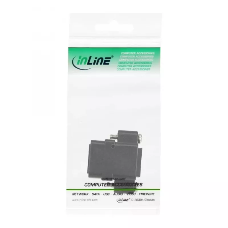 InLine jungtis Cat.5e UTP 2x RJ45 moteriška montavimui
