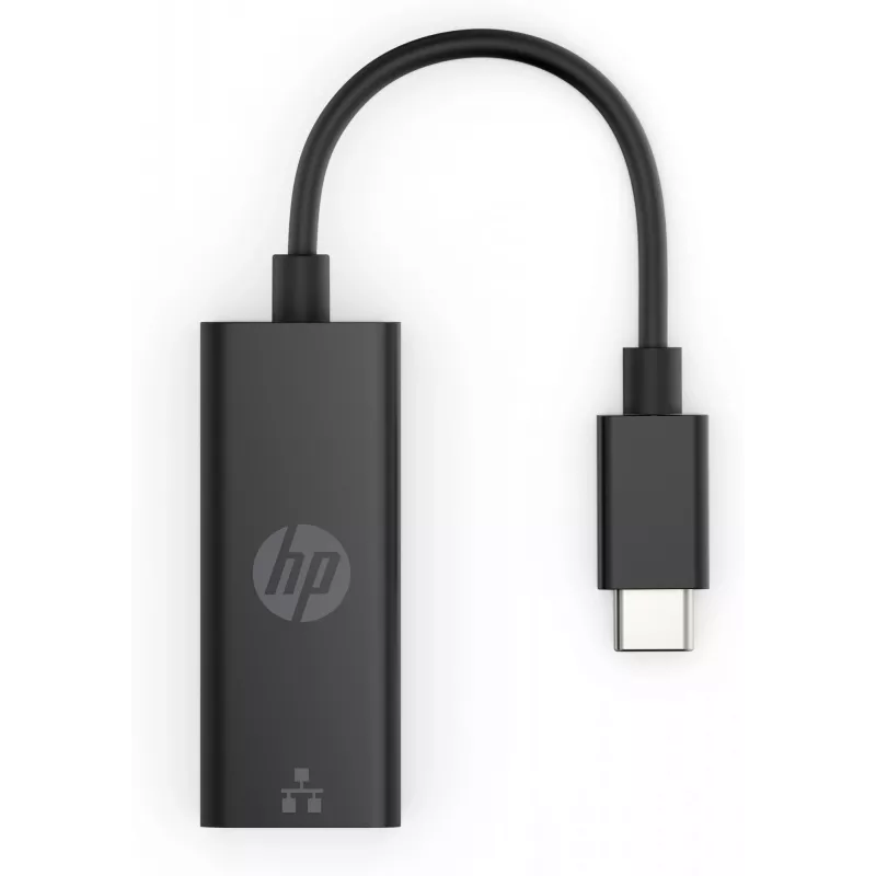 HP USB-C į RJ45 adapteris G2, laidinis, USB Type-C, juodas, Kinija, namams, Windows 10, Windows 11