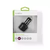 Automobilinis kroviklis Nedis CCPD30W100BK, 30 W, USB-C PD + USB-A QC, juodas