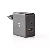 Nedis WCPD45W100BK Universalus Juodas USB-C sieninis įkroviklis 45 W