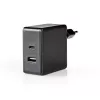 Nedis WCPD45W100BK Universalus Juodas USB-C sieninis įkroviklis 45 W