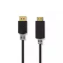 Nedis CCBW37100AT10 1 m vaizdo kabelio adapteris DisplayPort į HDMI, juodas