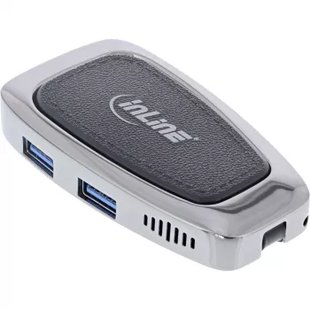 USB šakotuvas InLine USB 3.2 Gen. 2 Multi Hub (2xUSB-A + 1xHDMI + 1xUSB-C)
