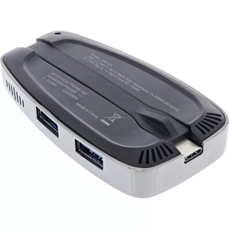 USB šakotuvas InLine USB 3.2 Gen. 2 Multi Hub (2xUSB-A + 1xHDMI + 1xUSB-C)