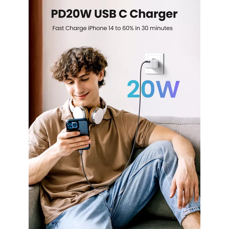 Vidinis įkroviklis Ugreen 15324 Universal Baltas AC 1 USB Type-C prievadas