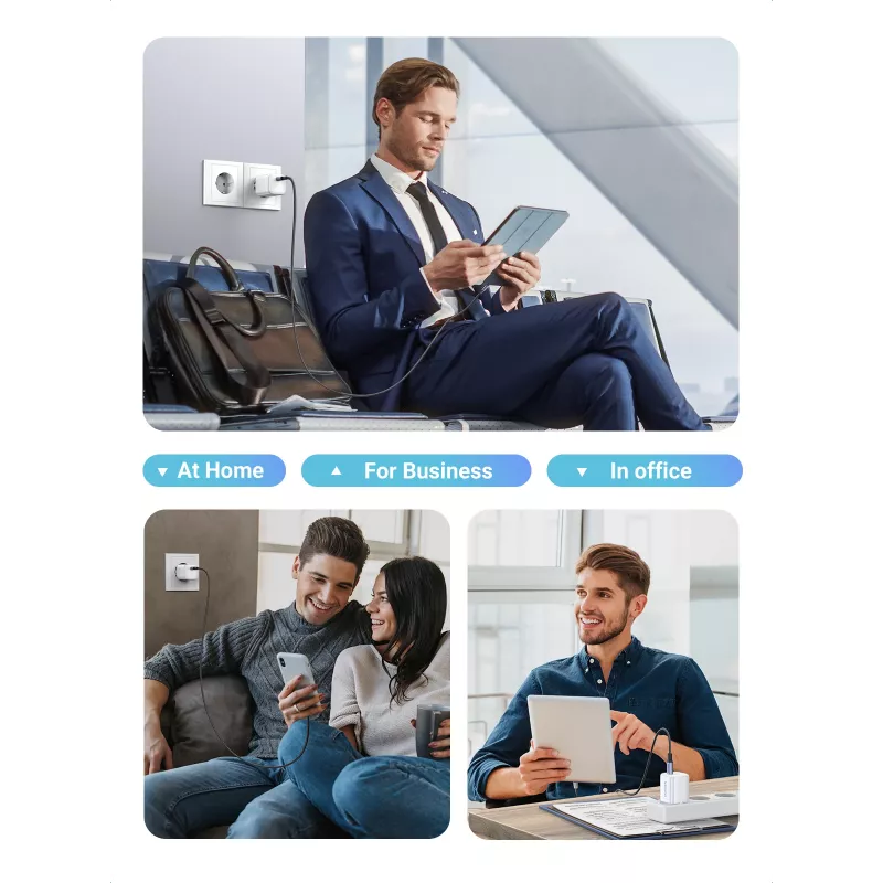 Vidinis įkroviklis Ugreen 15324 Universal Baltas AC 1 USB Type-C prievadas