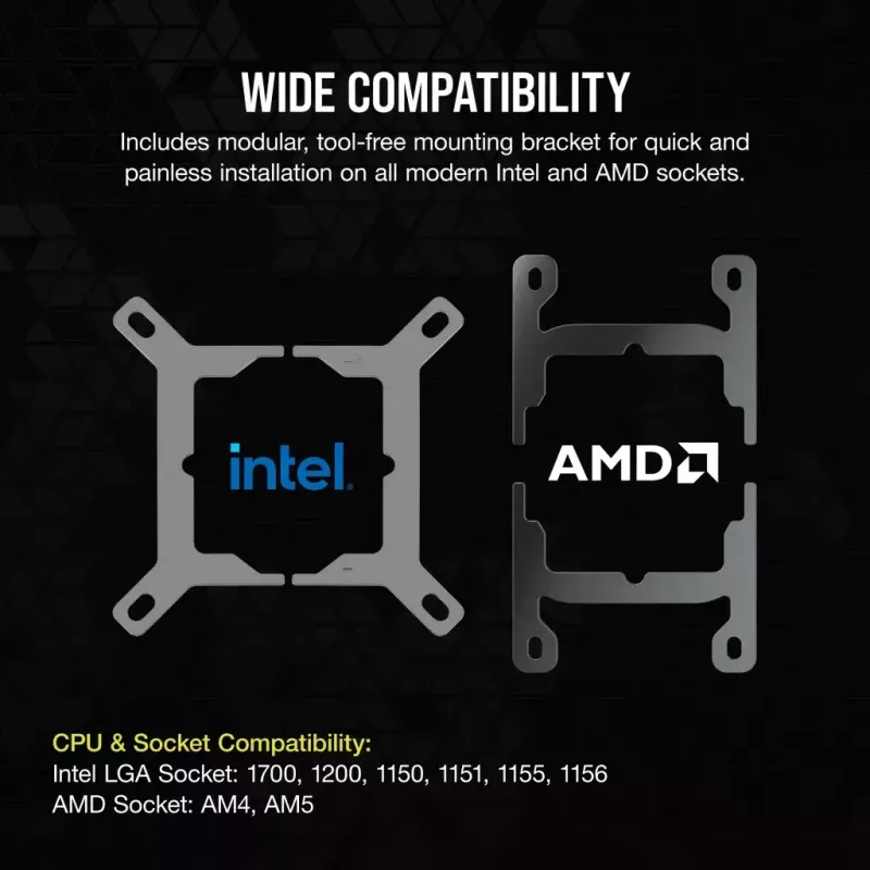 Skysto aušinimo komplektas Corsair H100i