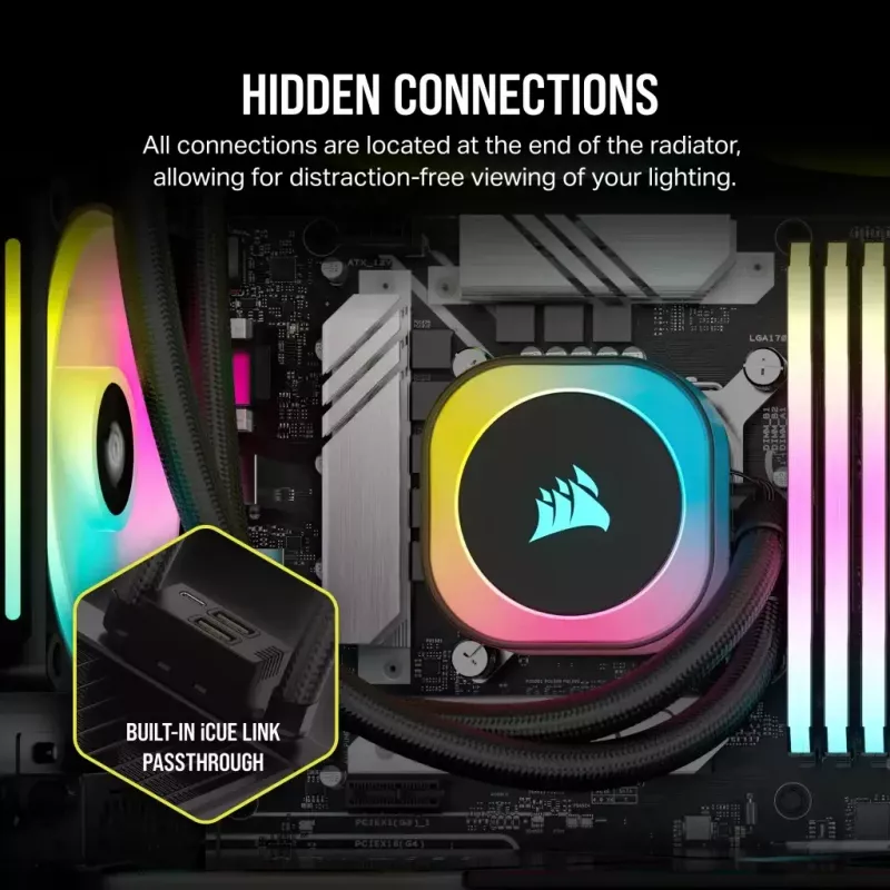Skysto aušinimo komplektas Corsair H100i