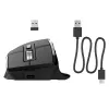 JLab Audio Epic Office belaidė dešinės rankos pelė – Bluetooth + USB Type-A, optinis 2400 DPI, 9 mygtukai, ratukas, juoda
