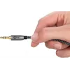 Garso kabelis WENTRONIC Goobay 65288 – 3,5 mm lizdas į 2×RCA kištukus, 2 m, variniai laidai, auksuoti kontaktai, magnetinis ekranavimas