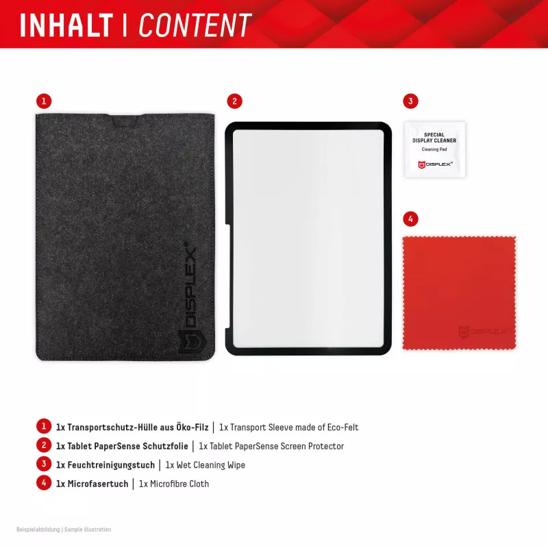 Displex TABLET PAPERSENSE apsauginė plėvelė iPad 10,9 colio (10.) / 11 colio (2025) / Air 11 colio (2024/2025), nuimama rašymo ir piešimo plėvelė su popieriaus pojūčiu
