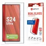 Displex Full Cover Apsauginis Stiklas (10H), skirta Samsung Galaxy S24 Ultra, su Eco montavimo rėmeliu