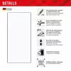 Displex Full Cover Apsauginis Stiklas (10H), skirta Samsung Galaxy S24 Ultra, su Eco montavimo rėmeliu