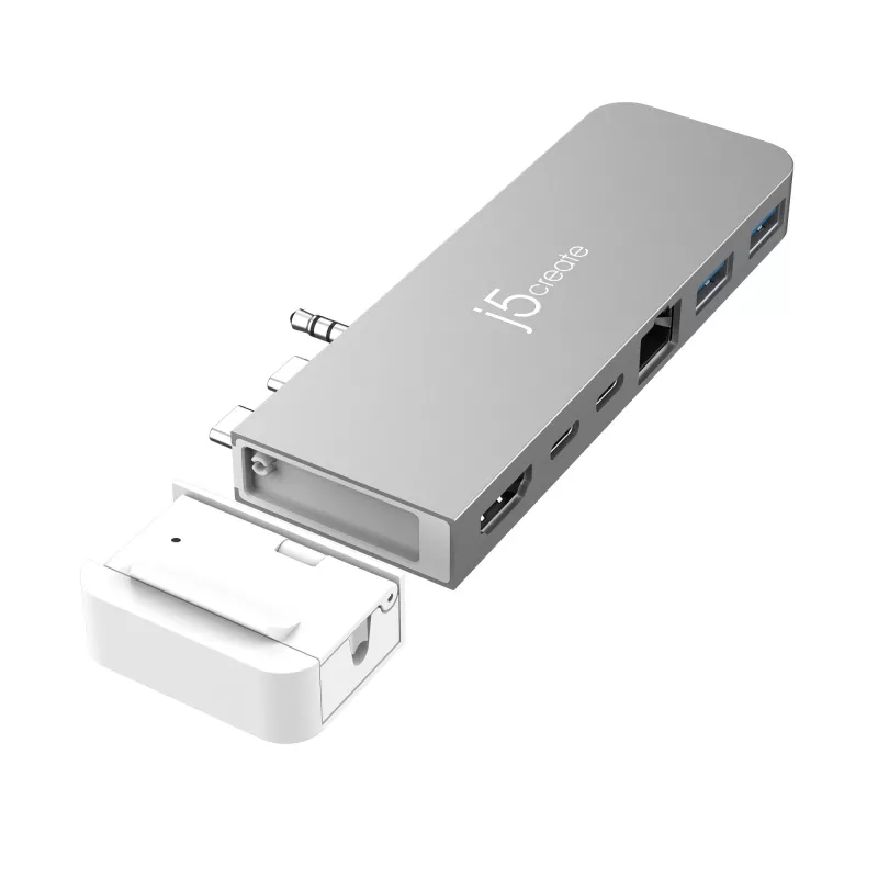 USB stotelė j5create JCD395 4K60 Elite Pro su USB4 ir MagSafe rinkiniu