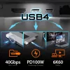 USB stotelė j5create JCD395 4K60 Elite Pro su USB4 ir MagSafe rinkiniu