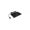 Klaviatūra KeySonic ACK-3410 (DE) biurui USB QWERTZ vokiška juoda