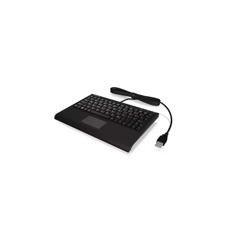 Klaviatūra KeySonic ACK-3410 (DE) biurui USB QWERTZ vokiška juoda