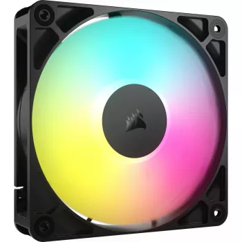 Ventiliatorius Corsair RS120 ARGB kompiuterio korpusui 12 cm juodas