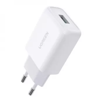 UGREEN 10133 sieninis įkroviklis Smartphone White USB greitasis įkrovimas 18 W