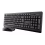 Trust Primo belaidis klaviatūros ir pelės rinkinys RF, QWERTZ vokiškas, juodas