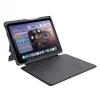 ASTAR DEQSTER Smart Rugged Touch Plus klaviatūra, skirta iPad 10,9 colio – QWERTZ vokiškas išdėstymas, mechaniniai jungikliai, Smart Connector dokas, pilka