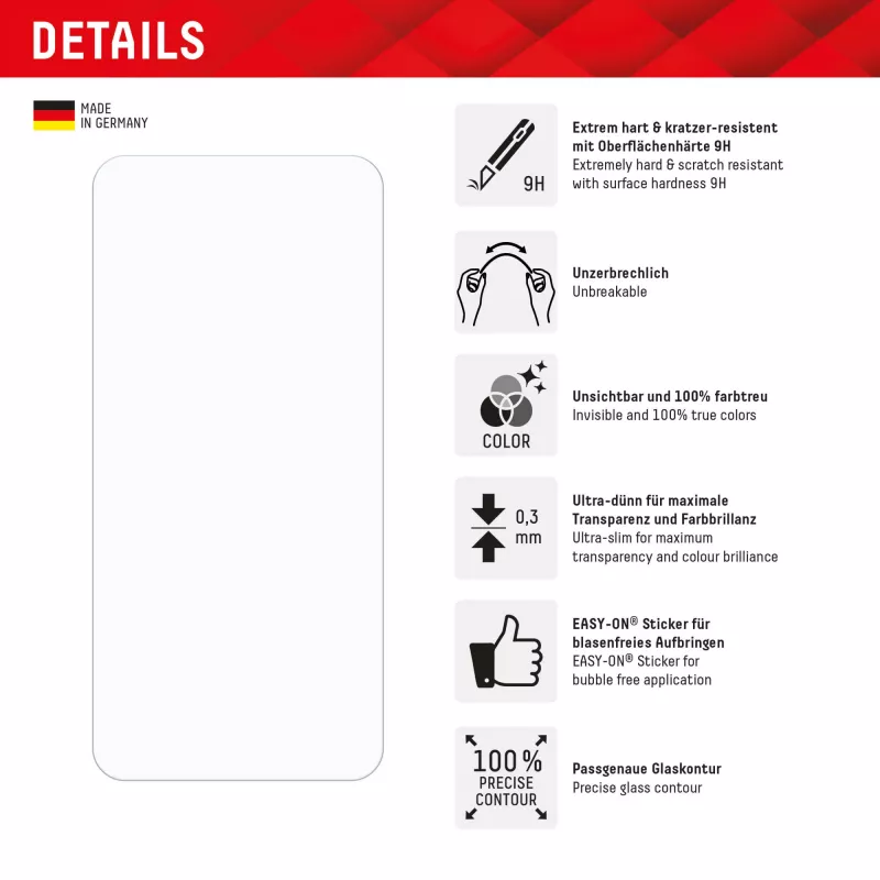 Displex Smart Glass (9H) Samsung Galaxy A36/A56, montavimo lipdukas, nedūžtantis