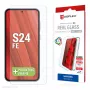 Displex Screen Protector (10H) Samsung Galaxy S24 FE su Eco montavimo rėmeliu, atsparus įbrėžimams