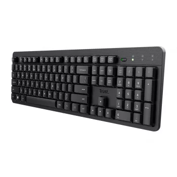 Trust Ody II belaidė klaviatūra Office RF Wireless QWERTZ vokiška juoda