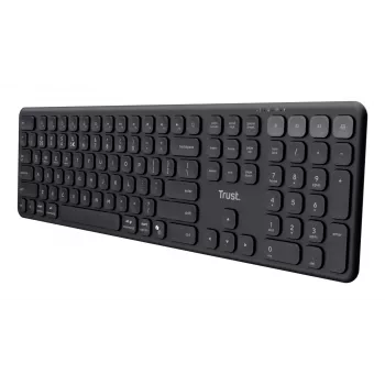 Trust Vaiya klaviatūra Namai/Biuras RF belaidė + Bluetooth QWERTZ vokiška juoda