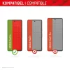 Displex Screen Protector (10H) – apsauginis stiklas Google Pixel 8a su EASY-ON® Eco montavimo rėmeliu, atsparus įbrėžimams