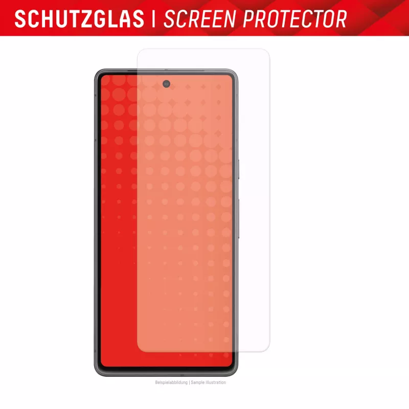 Displex Screen Protector (10H) – apsauginis stiklas Google Pixel 8a su EASY-ON® Eco montavimo rėmeliu, atsparus įbrėžimams