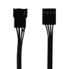 PWM dalijimo laidas Arctic PST Cable Rev. 2 4 ventiliatoriams, 4 kontaktų PWM, juodas