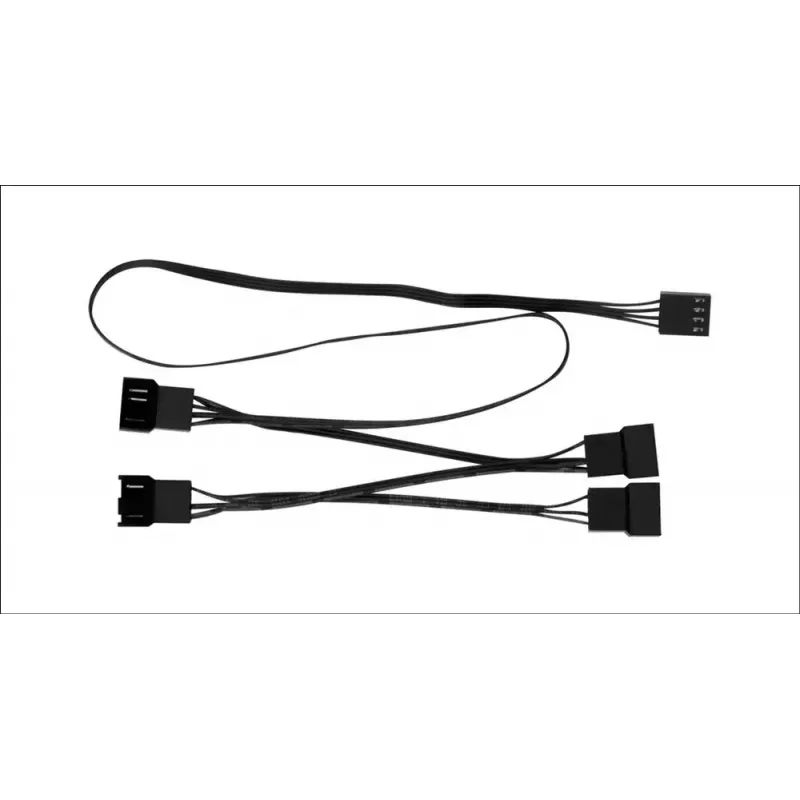 PWM dalijimo laidas Arctic PST Cable Rev. 2 4 ventiliatoriams, 4 kontaktų PWM, juodas