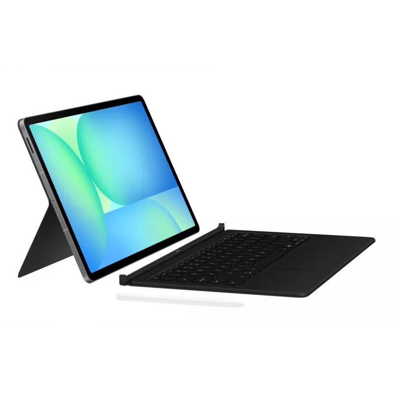 Klaviatūra Samsung EF-DX625 QWERTZ vokiškas Juoda Pogo Pin
