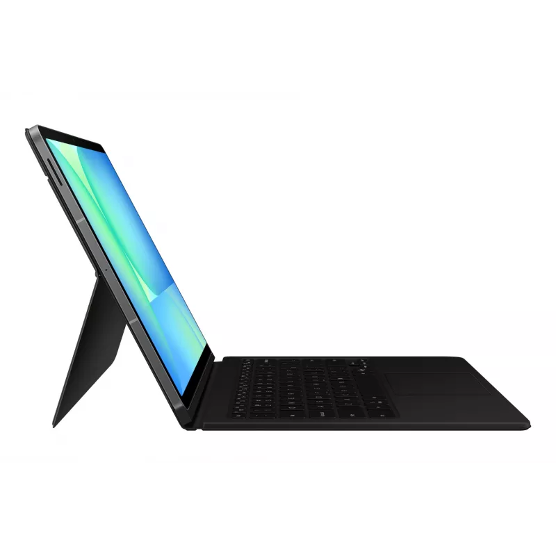 Klaviatūra Samsung EF-DX625 QWERTZ vokiškas Juoda Pogo Pin
