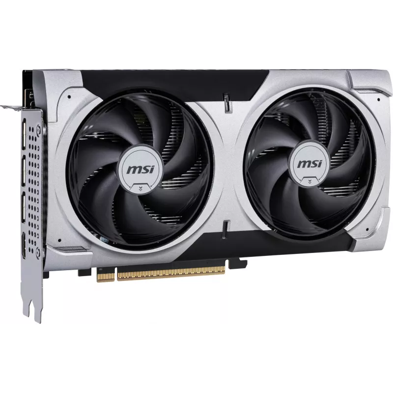 Vaizdo plokštė MSI GeForce RTX 5060 Ti 16 GB GDDR7, PCIe 5.0, 128 bit, 2602 MHz boost, 180 W, 2 ventiliatoriai