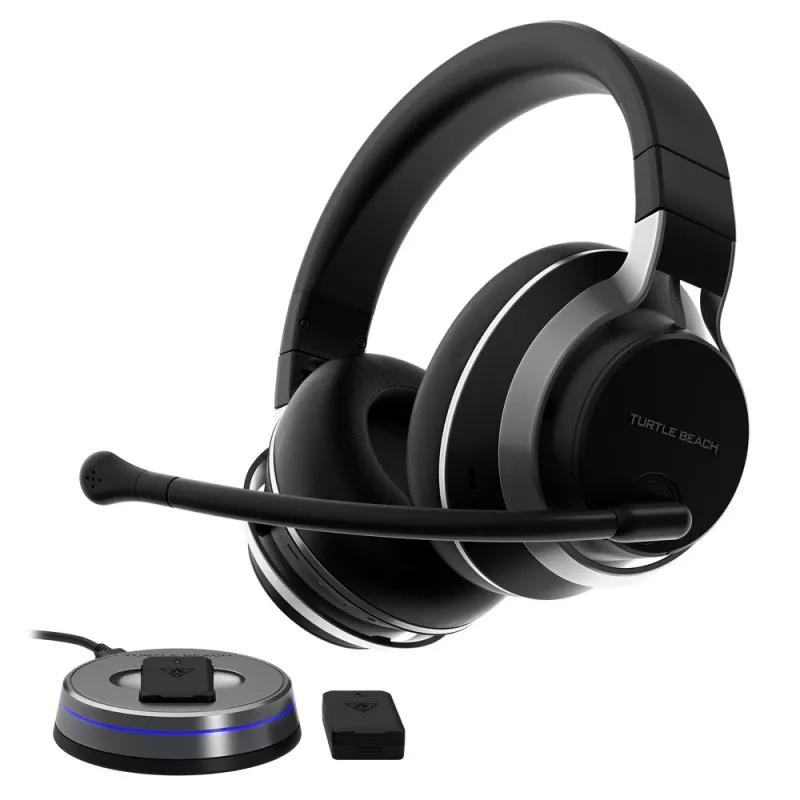 Turtle Beach Stealth Pro Daugiaplatformė Belaidė Ausinė su Aktyviu Triukšmo Slopinimu PS5, PS4, PC