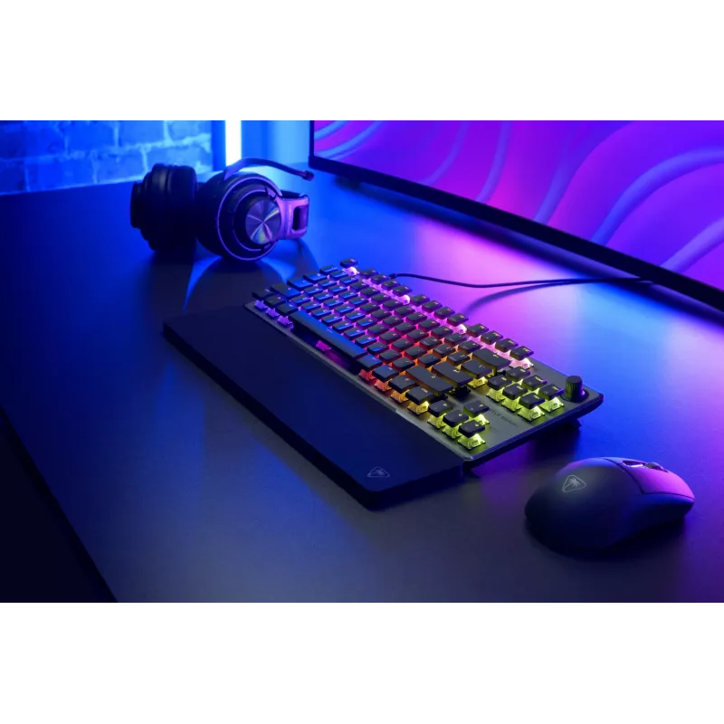 Turtle Beach Vulcan II TKL Pro klaviatūra žaidimams USB AZERTY juoda vokiška