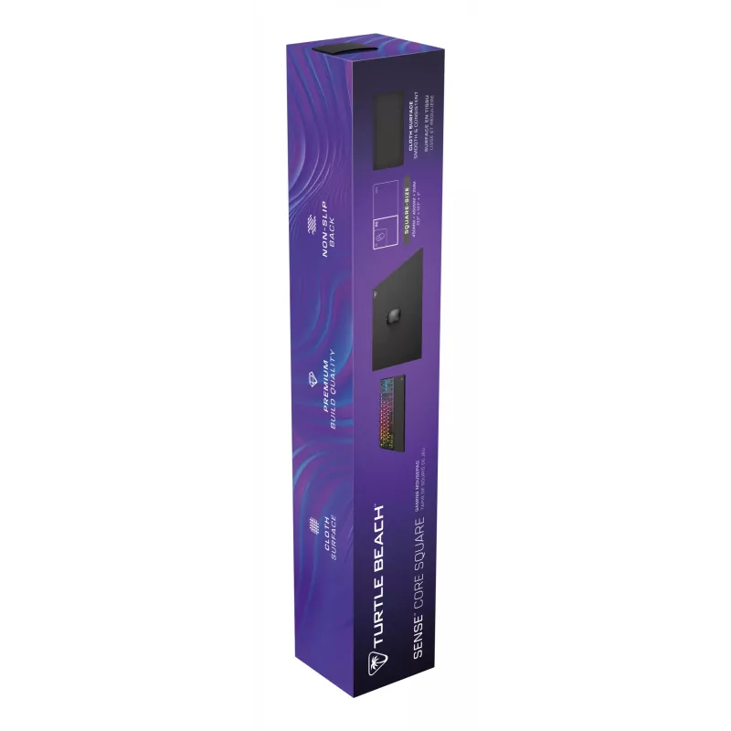 Turtle Beach Sense Core Square pelėdų kilimėlis juodas