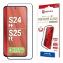 Displex Premium Screen Protector (Full Cover, 10H), skirtas Samsung Galaxy S25 FE/S24 FE, su Eco montavimo rėmeliu, viso ekrano apsauga