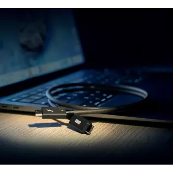 Thunderbolt laidas OWC OWCCBLTB4C2.0M 2m 40 Gbit/s Juodas