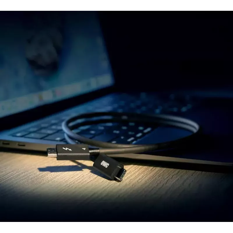 Thunderbolt laidas OWC OWCCBLTB4C2.0M 2m 40 Gbit/s Juodas