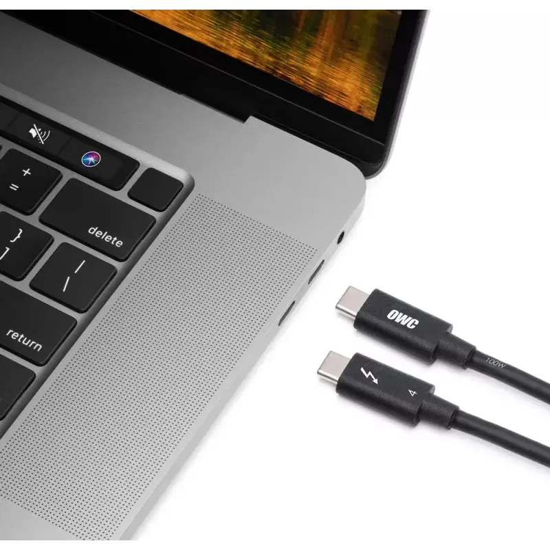 Thunderbolt laidas OWC OWCCBLTB4C2.0M 2m 40 Gbit/s Juodas