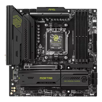 MSI MAG B850M MORTAR WIFI pagrindinė plokštė AMD B850 Socket AM5 micro ATX