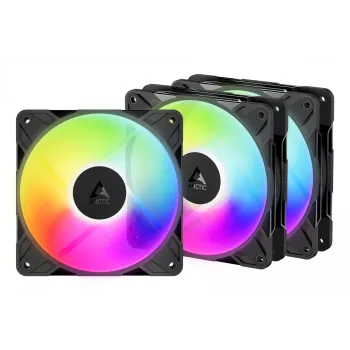 ARCTIC Freezer P12 Pro Reverse A-RGB 3 vnt. 12 cm juodas kompiuterio korpuso ventiliatorius