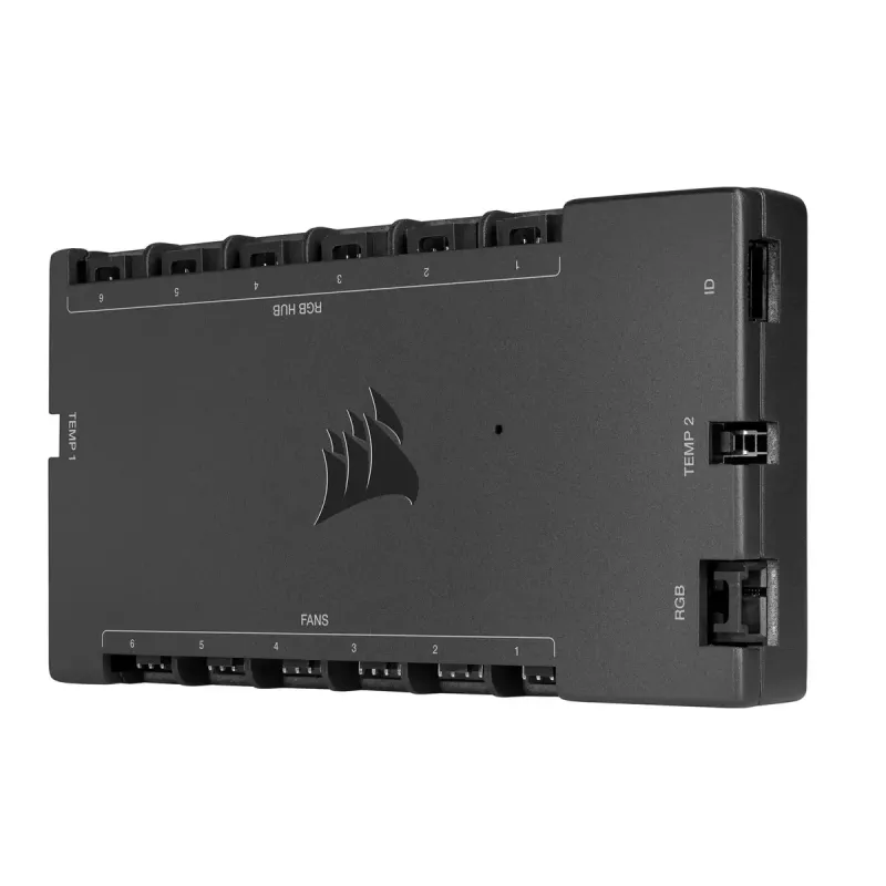 Ventiliatorių greičio valdiklis Corsair iCUE Commander Core XT
