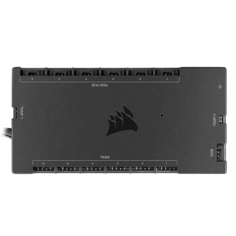 Ventiliatorių greičio valdiklis Corsair iCUE Commander Core XT